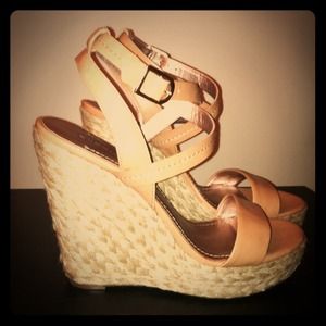 Nude wedges from BCBGeneration