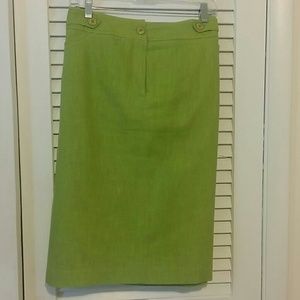 Herve' Bernard Linen Skirt
