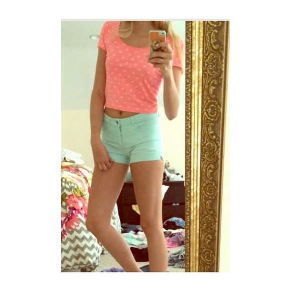 ♡ pink crop top ♡