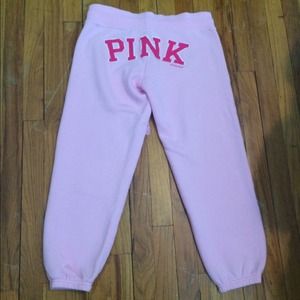 Victoria Secret Pink cropped sweatpants