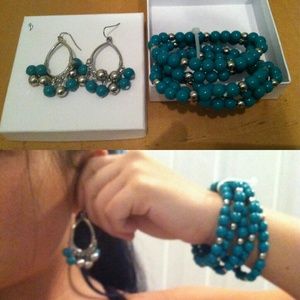 Bracelet and earring set.!!!