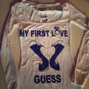 Long sleeve guess shirt