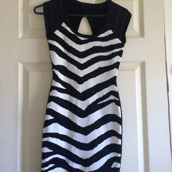 Zebra print dress