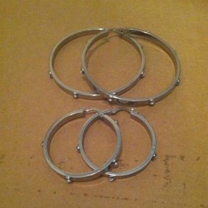 Hoop earrings.!
