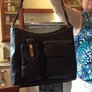 Aerosoles leather purse