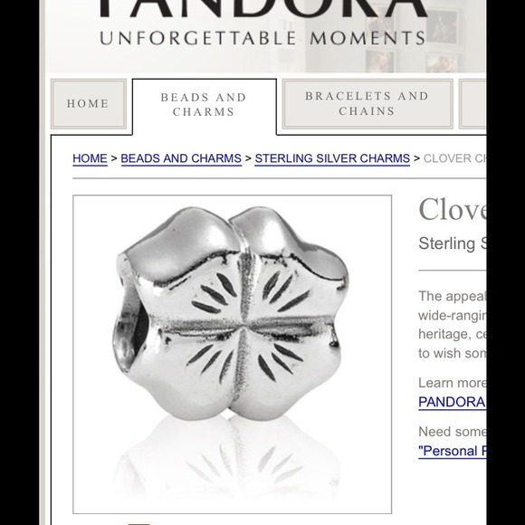 Pandora charm