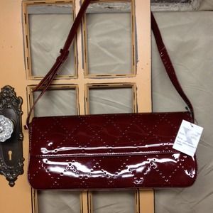 Maxx New York Glazed Leather Maroon bag