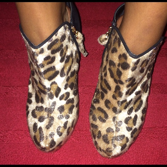 5 1/2" Leopard booties