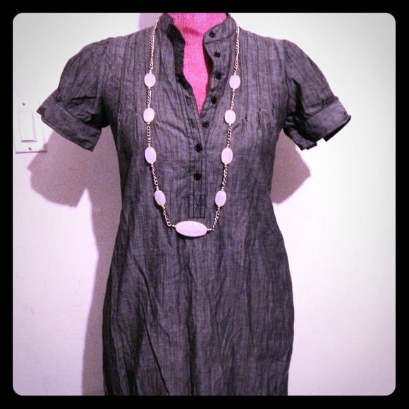 " Cute Denim Style Dress!! - Picture 1 of 4