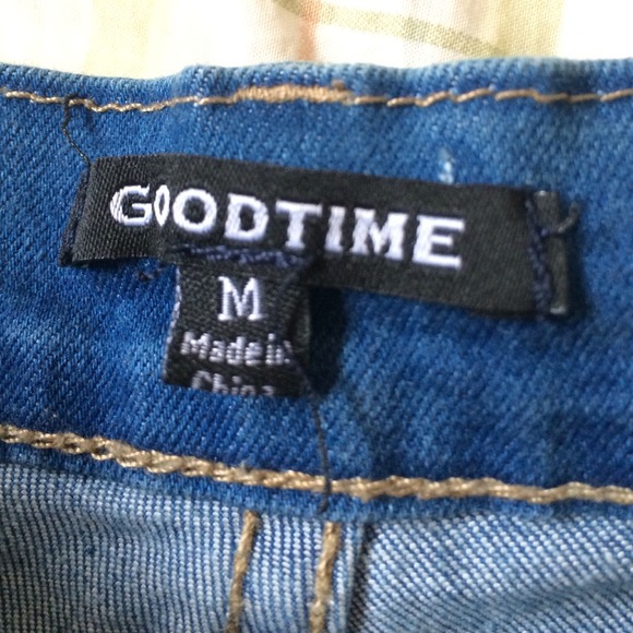 American Flag High Waisted Cheeky Shorts - Picture 2 of 3