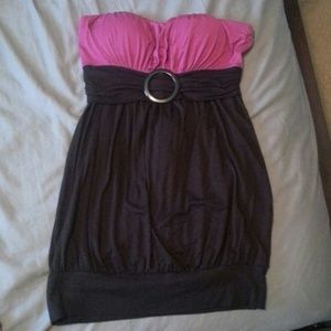 Cute strapless top