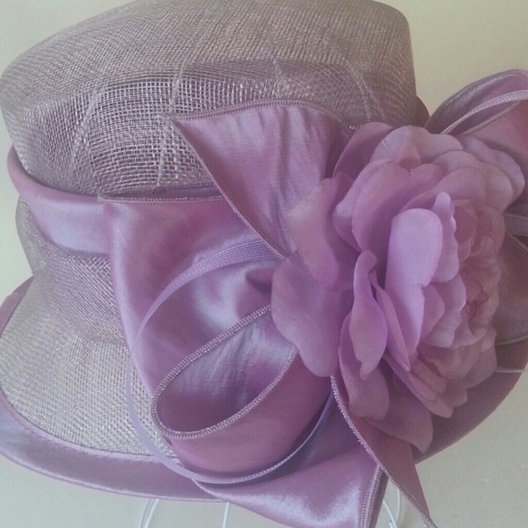 Lilac Sinamay Hat