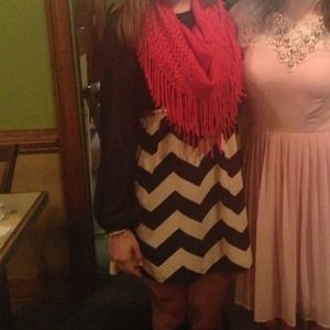 Chevron boutique dress