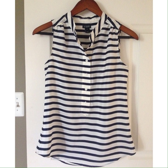JCrew factory sleeveless top