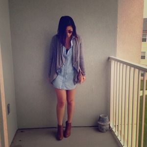 Banana Repbulic chambray dress