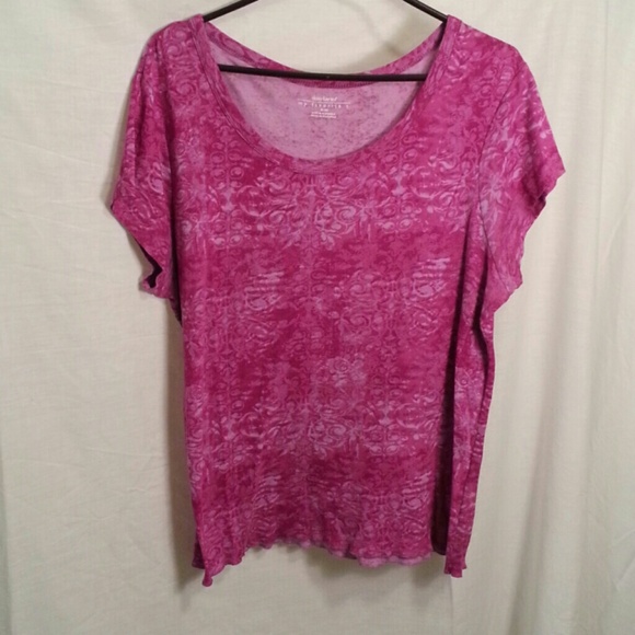 Pink and white shirt