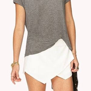 Ivory skort.