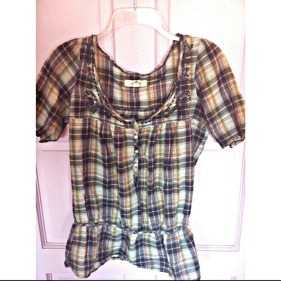 Striped hollister short sleeve