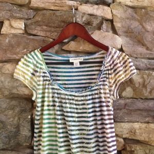 Colorful striped blouse