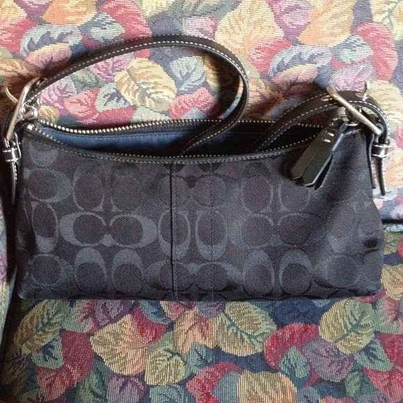 Small black coach bag