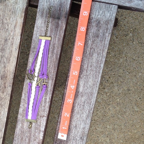 Purple nautical bracelet❌SOLD❌ - Picture 3 of 3