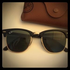RayBan sunglasses.