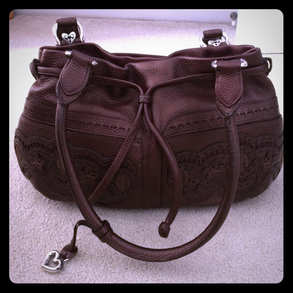 ***ON HOLD*** Brighton, dark brown metallic purse