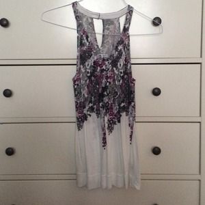 Floral tank.