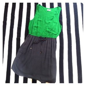 Anthropologie: Color block tank dress