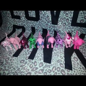 9 Victoria secret pink dogs