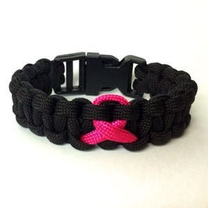 Women's Breast Cancer Awareness Paracord Bracelet