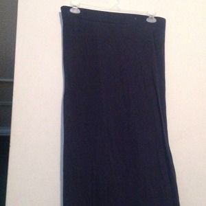 Navy blue maxi skirt