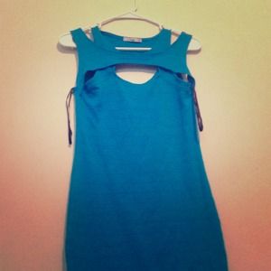 Blue party dress