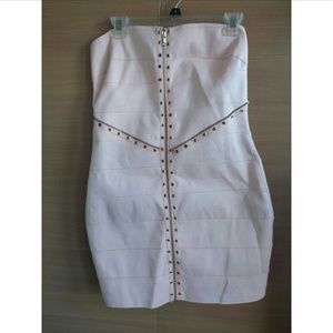 Pink ardenb bandage dress