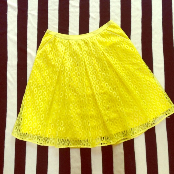 FAB FAVES HOST PICK!  Highlighter Yellow Skirt