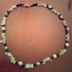 Waterfall rock necklace