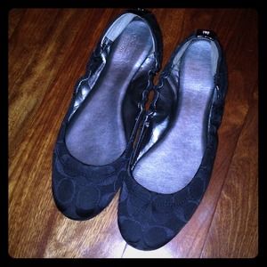 Coach Aly Signature Ballet Flats