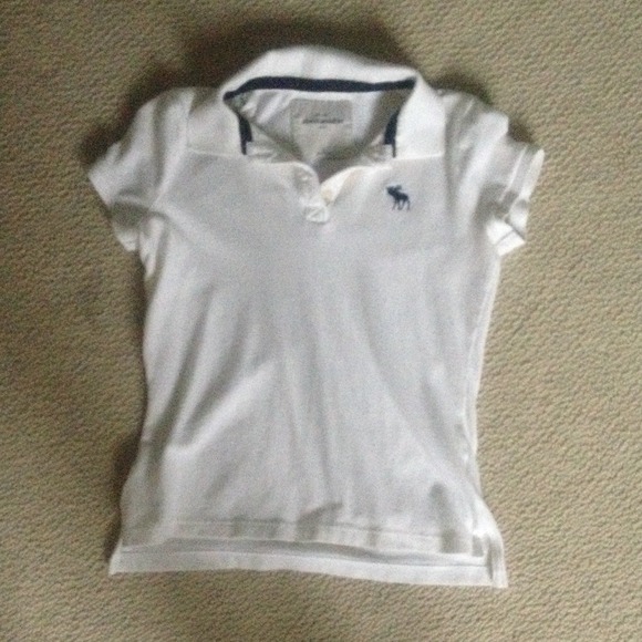 Abercrombie kids white polo - Picture 2 of 2
