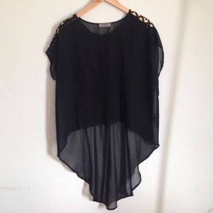 Chiffon High Low Top