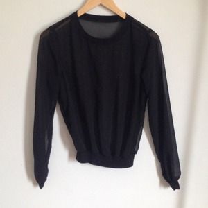 American Apparel Chiffon Pullover