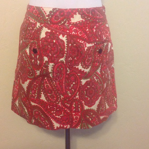 BUNDLED! Paisley Mini Skirt - Picture 3 of 3