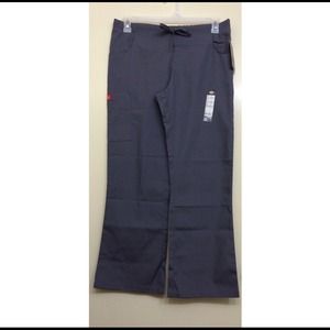 Grey dickies bottom scrubs pants small petite
