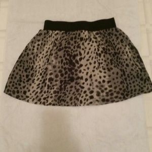 Animal Print Skirt
