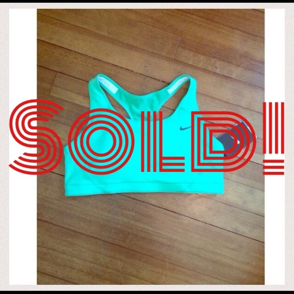 Mint Green Nike Sports Bra