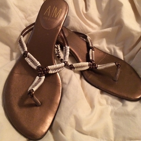 Bronze sandals