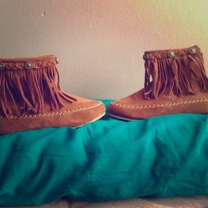 Moccasin ankle boots!