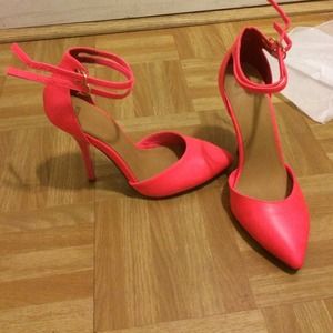 **Reduced Neon Pink Heels**
