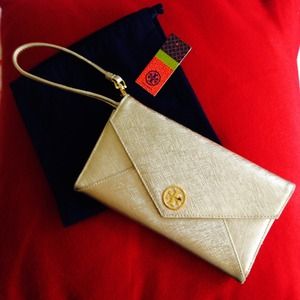 Tory Burch Envelope Wristlet/Clutch/Wallet