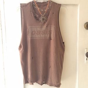 Tops - HP!๐ธ90's Grunge Oasis Muscle Tee Tops - HP!๐ธ90's Grunge Oasis Muscle Tee