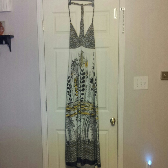 ***Reduced***Halter Maxi Dress